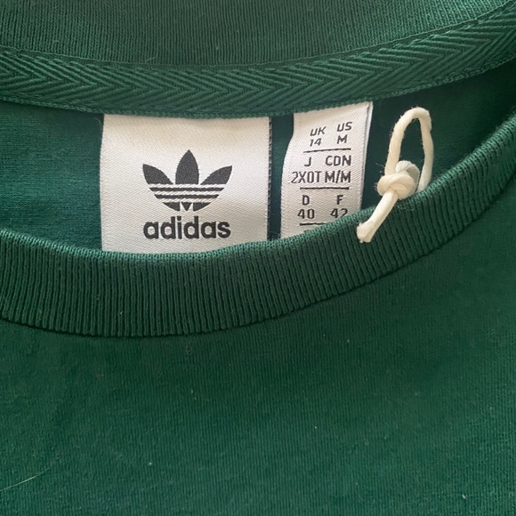 Adidas classic Deep green T-shirt ( stretch) - Picture 2 of 2